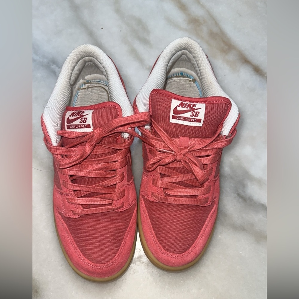 Nike SB Dunk Low Adobe Red Gum Men's Size 7 US Skateboard Shoe